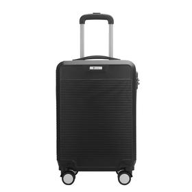 PLOVER行李箱万向轮拉杆箱拉链款商务GDLGH04-A 黑色 24寸