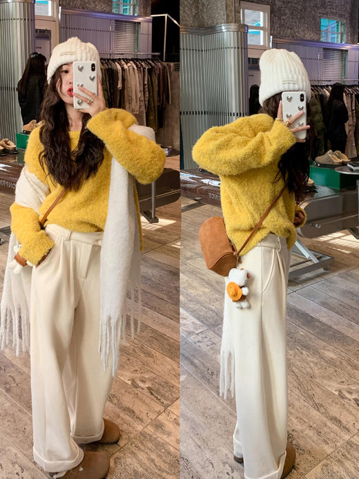 【179元任选2件】最后一波现货！翻边阔腿裤 商品图6