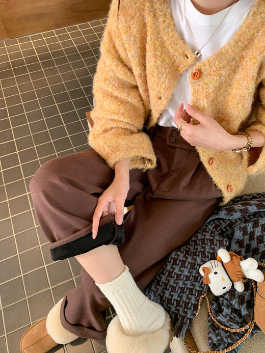 【179元任选2件】最后一波现货！翻边阔腿裤 商品图4