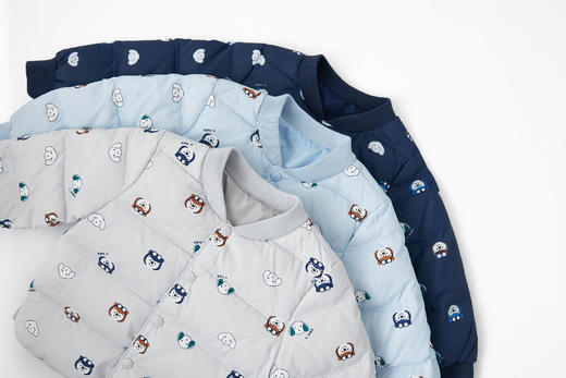 可嘟儿羽绒马甲狗狗印花三色可选 商品图1