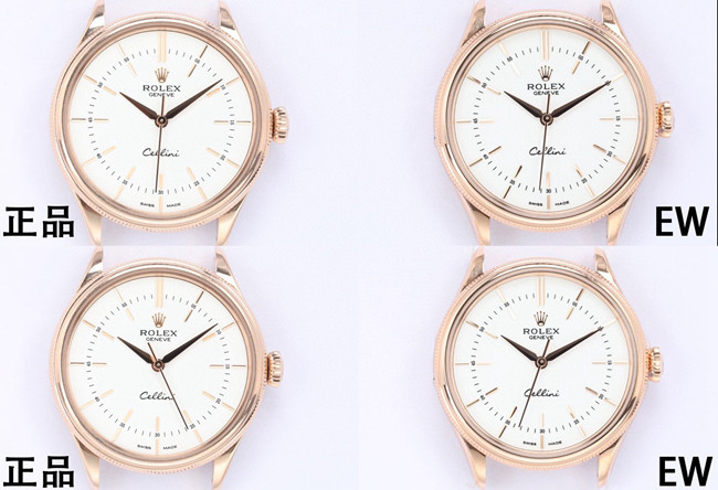 EW劳力士切利尼无历复刻手表真假对比评测