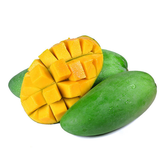 【鲜甜多汁！新鲜大青芒】细腻爽口。一口咬下去，满嘴都是果肉的香甜，让你爱不释口。9斤装整箱热带水果新鲜大芒果甜心芒金黄 节日送礼物优选-健康 商品图3