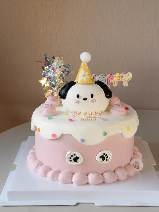 立体手绘帕恰狗头像蛋糕 商品图0