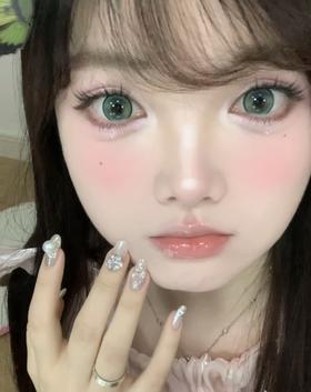 ocean girl 日抛 O-20 洋娃娃绿 直径14.4mm着色13.9mm