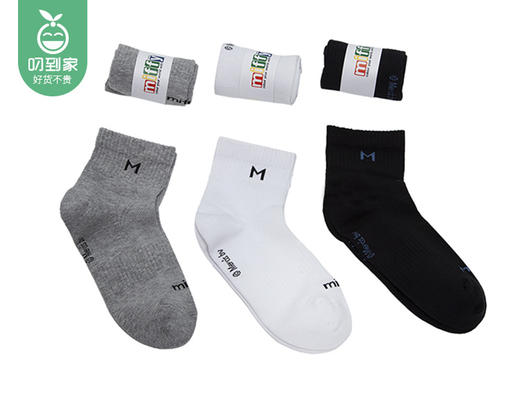 米菲MIFFY防臭中筒袜MF7011/6双（均码，适合35-44码） 商品图3