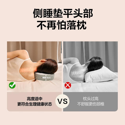 SKG颈椎枕护颈枕石墨烯远红外热敷反弓牵引拉伸肩颈部深睡眠专用枕头防压耳圣诞节送父母长辈礼物礼品 【送礼限定礼盒】颈椎热敷枕P1 商品图6