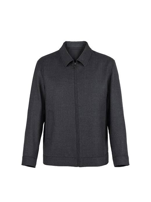 callisto灰色全羊毛行政款夹克 FSFEJ085C 商品图0
