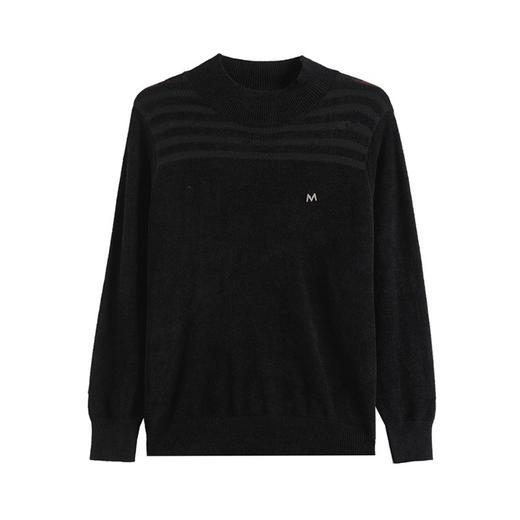 今年流行的漂亮毛衣秋冬2023新款黑色内搭减龄短款时尚打底衫CC-17-3682 商品图4