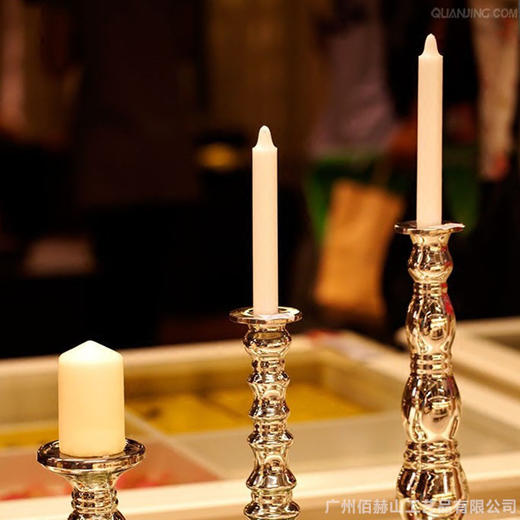 B102 Classic经典长杆蜡烛白色无烟 商品图1