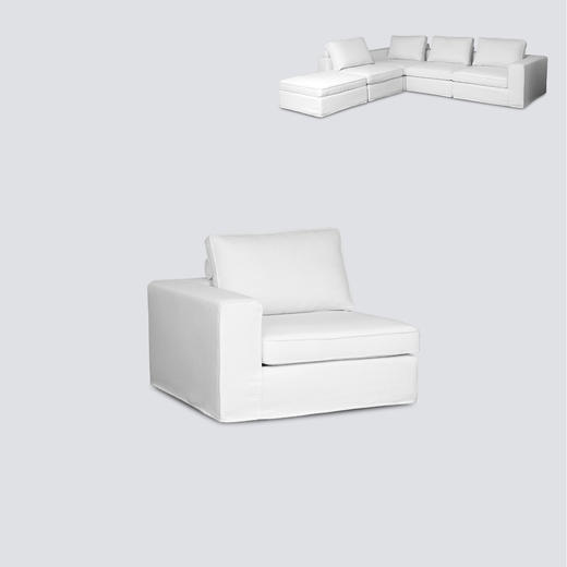 NS家居 ns furniture软包布艺组合沙发 NSSF-5487组合 NS Montego-104(ITW)系列 商品图3