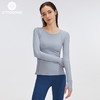 水沐伊朵瑜伽服女秋冬高弹透气贴身无束缚感长袖上衣5528 商品缩略图2