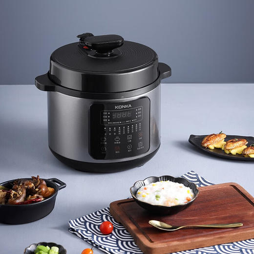 康佳电压锅5L家用多功能可预约电压力锅KYLG-5005-M 商品图3