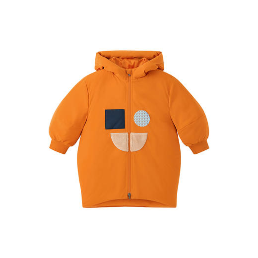 英氏童装冬季外出加厚羽绒服防寒加长羽绒外套超韧绒 商品图3