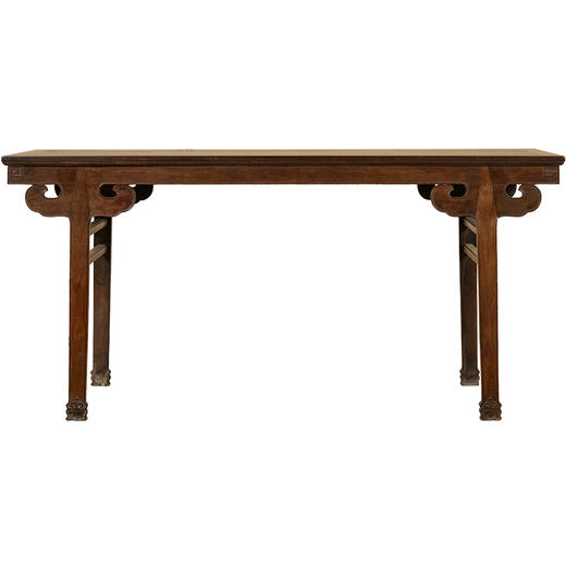 二十世纪 紫檀插肩榫如意云纹画案 商品图5