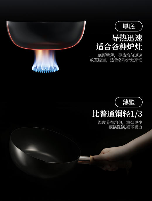 3折入手❗️团购149元起❗️ 🎁加赠同尺寸蒸格「神田臻钛系列钛合金mini炒锅」 ✅作为日本三大厨具之一 山姆、盒马、开市客均在售 🔺0涂层+不易粘锅，不怕涂层脱落！ 🔺钛合金材质，耐磨耐腐蚀 商品图5