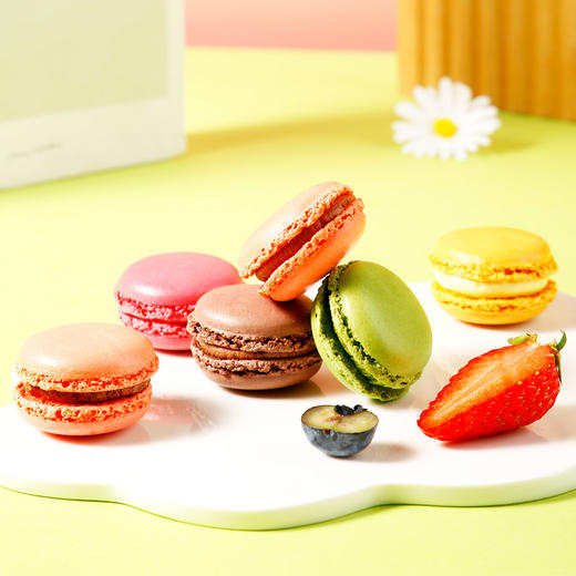「24枚礼盒装！数款可选」马卡龙甜品咖啡店法式夹心饼干礼盒圣诞礼物情人节糕点 商品图1