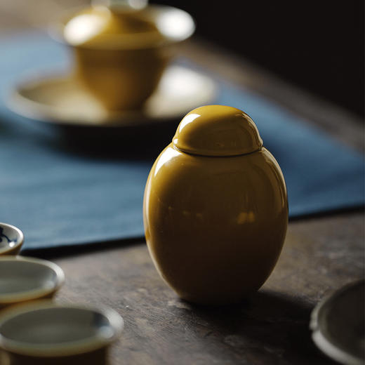 束刻 <拓黄茶叶罐> 商品图1