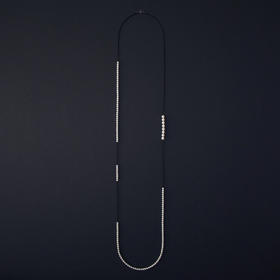 订购5周到｜Naoko Ogawa-Some Interruptions-多次消失 珍珠 长项链（奶白色）［日本设计师］