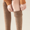 洁丽雅加厚保暖大腿过膝防滑长筒袜毛圈秋冬款长长袜高筒加绒女袜 商品缩略图1