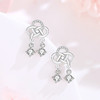 【中国结】S925银微镶缠绕耳饰【JHY-E000194B】 商品缩略图1