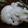 和田玉（白玉）摆件--灵芝如意226.52g 商品缩略图5