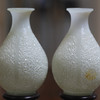 和田玉（白玉）摆件--缠枝纹对瓶206.33g/180.28g 商品缩略图3
