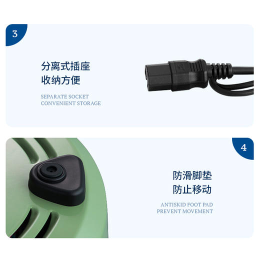 【摩飞多功能料理锅MR9087】家用分体式鸳鸯火锅涮煮烤焖炒电煮锅轻煮锅 商品图8