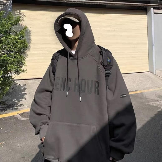 春秋款潮牌卫衣，压轴上市，立刻引爆潮流热卖！复古宽松设计，高街风篮球外套，拒绝平庸，展现个性！潮逼不负众望，光速领跑秋冬时尚！ 商品图1