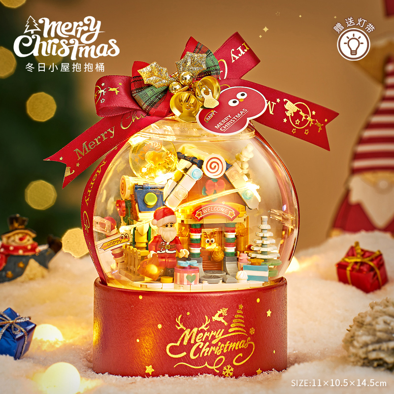 LOZ俐智 益智拼插积木 儿童节日礼物 装饰摆件 圣诞系列