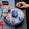 腾龙盛世999纯银掐丝珐琅青花12头茶器套装 商品缩略图2