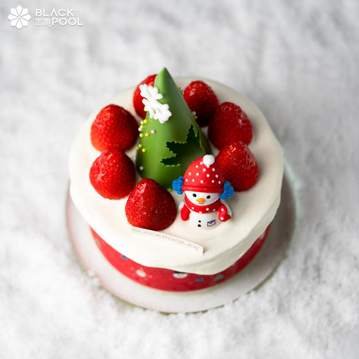 （此链接仅限平安夜/圣诞节配送）【圣诞树·草莓芝士慕斯 】圣诞夜，松林赏雪 商品图2
