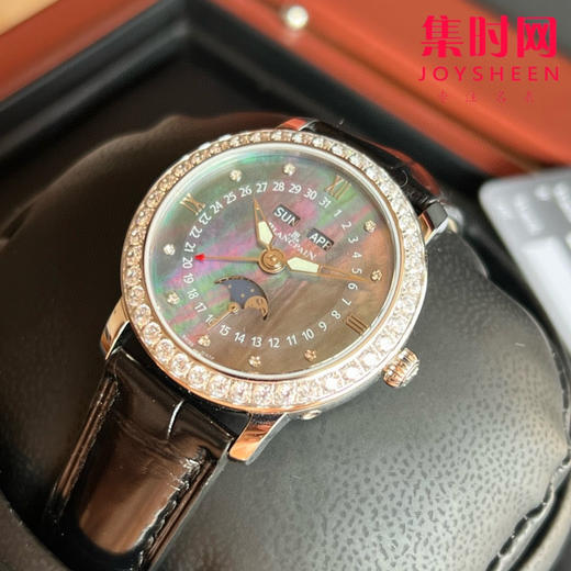 宝铂月亮美人天然贝母盘女表，女装3663全历月相腕表35mm 商品图3