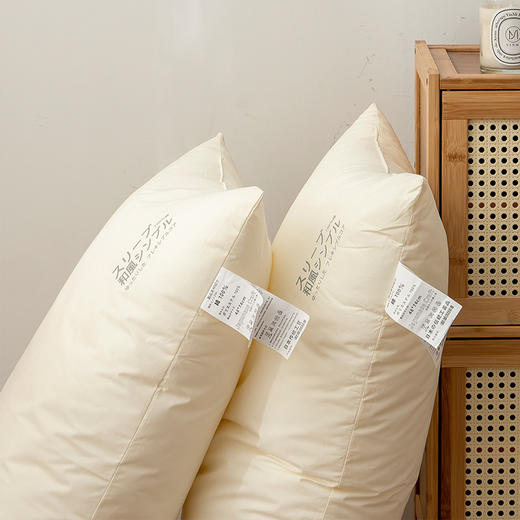 【烫画枕】烫画柔软平角单边枕芯全棉高支酒店蓬松高枕头 商品图8
