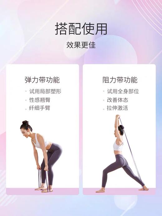 舒华阻力带臀部健身男女瑜伽弹力带拉力绳力量训练拉伸弹力绳翘臀 商品图2