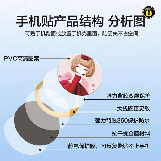 〖P008〗女孩手机贴2-IC 商品图2