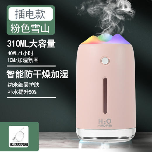 USB加湿器彩蛋加湿器USB静音加湿香薰办公桌面便携大喷雾车载净化器 商品图4