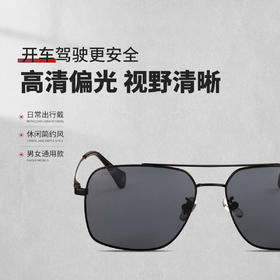 zippo男款太阳镜Z11100_58_bk