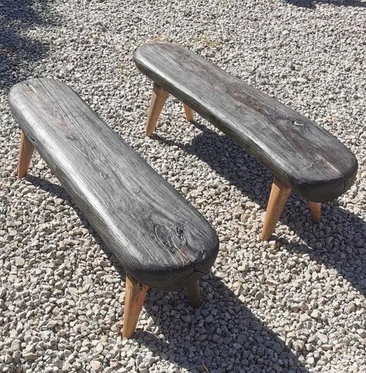 限量 民族红椿木条凳 商品图3