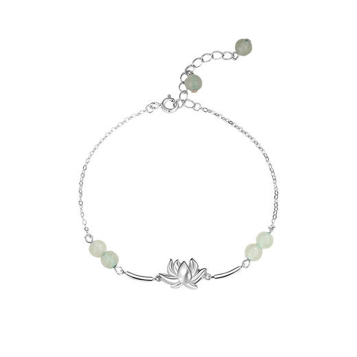 【好运莲莲】S925银复古中国风莲花手链【JHY-A000887B】 商品图4