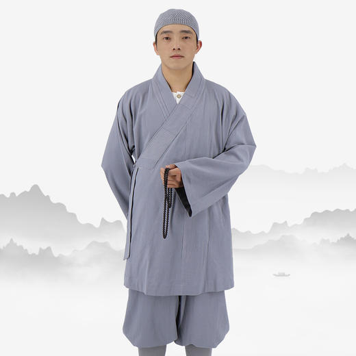 普兴汇经·厚款亚麻罗汉褂 商品图2