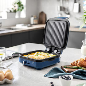 【摩飞 电饼铛 MR8600】煎烤烙全能 双面加热煎烤 悬浮设计自动调整高度