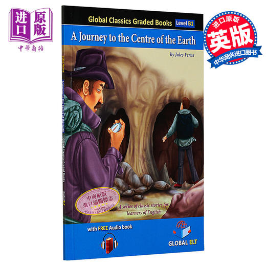 【中商原版】全球经典分级读物B1级-地心历险记PET水平Global Classics Graded Reader B1-Journey to the Centre of the Earth 商品图0