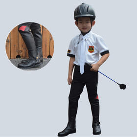 儿童马术护腿 骑马护腿 马术用品儿童护具儿童骑士装备