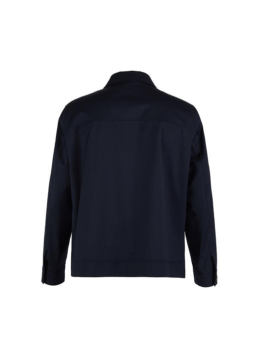 callisto藏青全绵羊毛行政款夹克 FSFEJ088C 商品图2