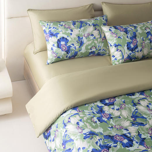 KGD-013 Kanemone银莲花贡缎印花四件套 商品图2