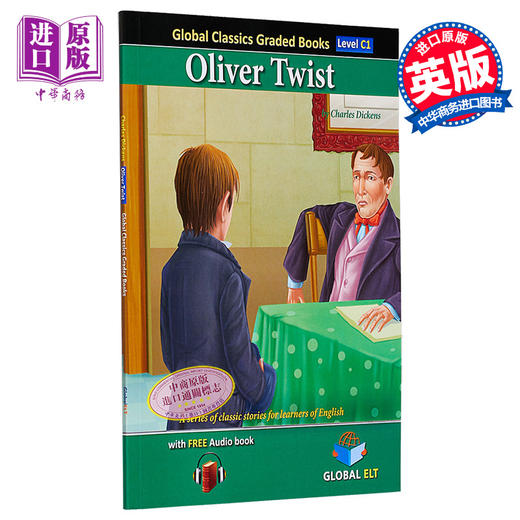 【中商原版】全球经典分级读物C1级-雾都孤儿 CAE水平 Global Classics Graded Reader Level C1 Oliver Twist 英文原版进口 商品图0