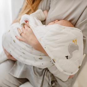 Nest Designs初生婴儿抱被夹棉新生儿包被防惊跳襁褓小宝宝抱被