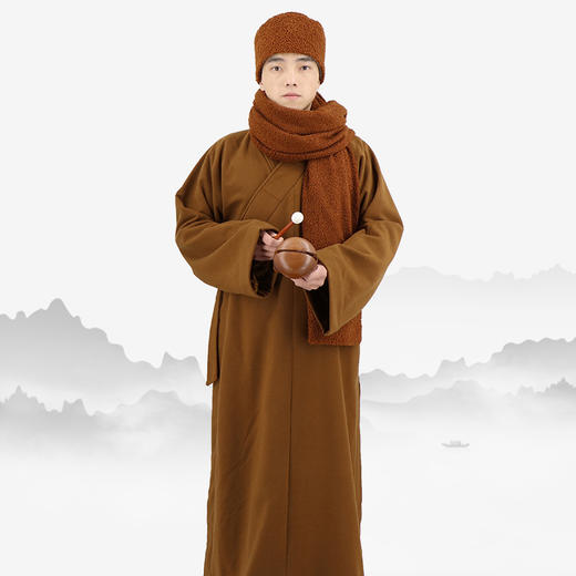 普兴汇经·毛呢加绒长褂 商品图3