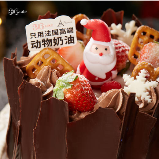 【圣诞季】圣诞莓巧树桩，可选1.5/2.5磅 商品图1