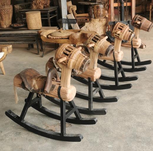 限量 大木马 原始民族马鞍及车轮轴制作 商品图4